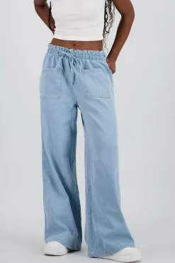 Shasa Wide Leg Denim Pants