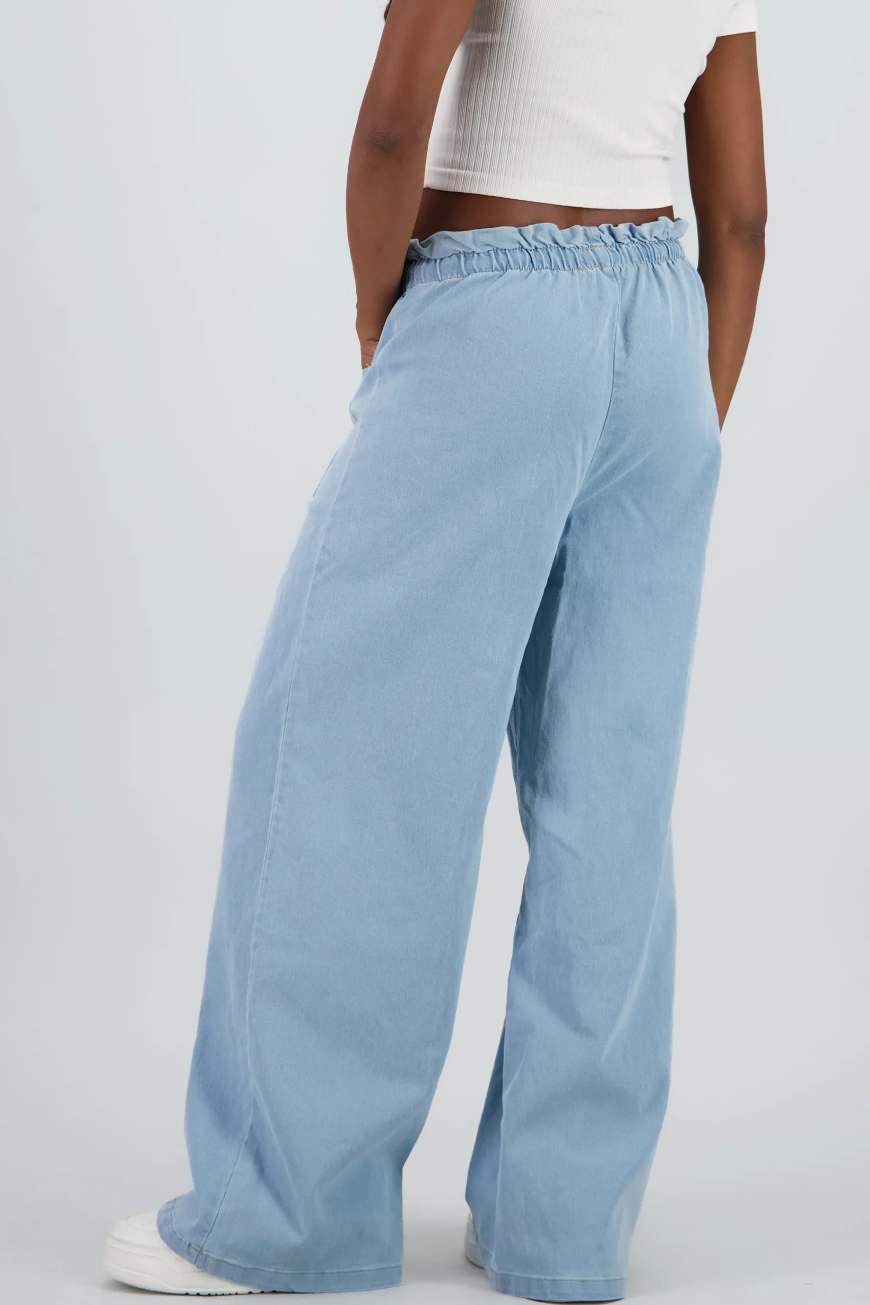 Shasa Wide Leg Denim Pants