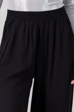 Shasa Wide Leg Elastic Waistband Pants