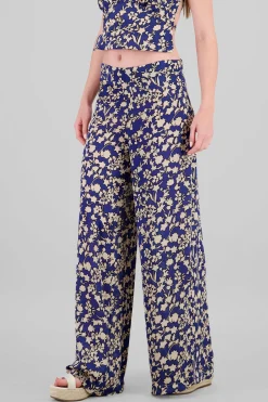 Shasa Wide Leg Floral Printed Pants