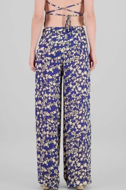 Shasa Wide Leg Floral Printed Pants