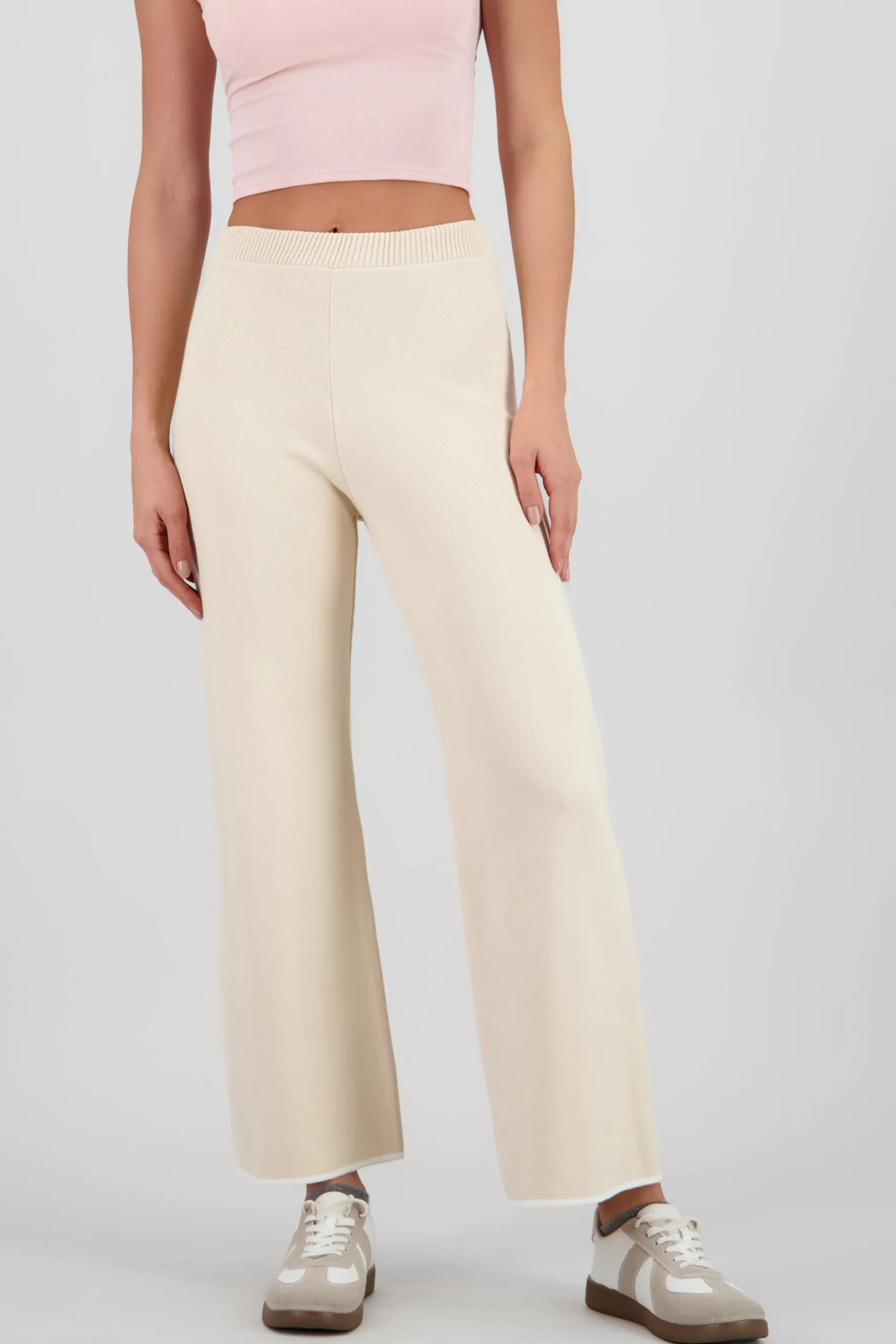 Shasa Wide Leg Knit Pants