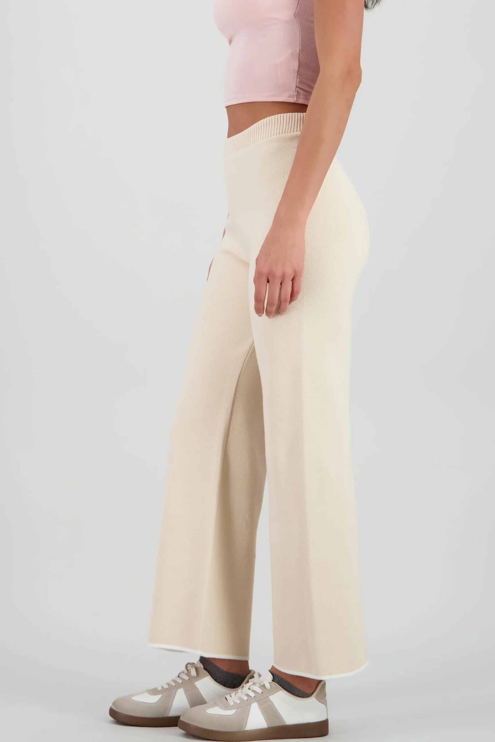 Shasa Wide Leg Knit Pants