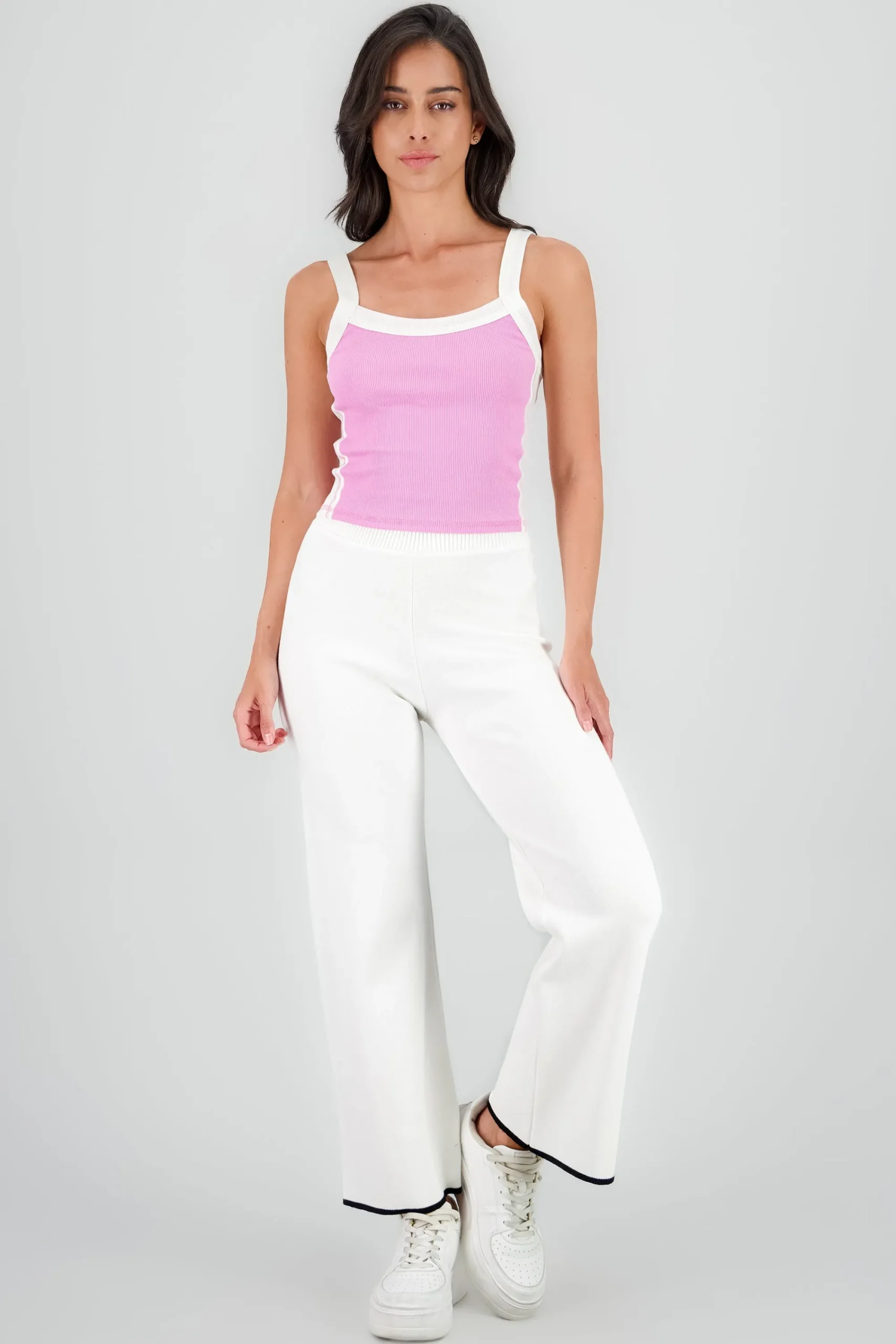 Shasa Wide Leg Knit Pants