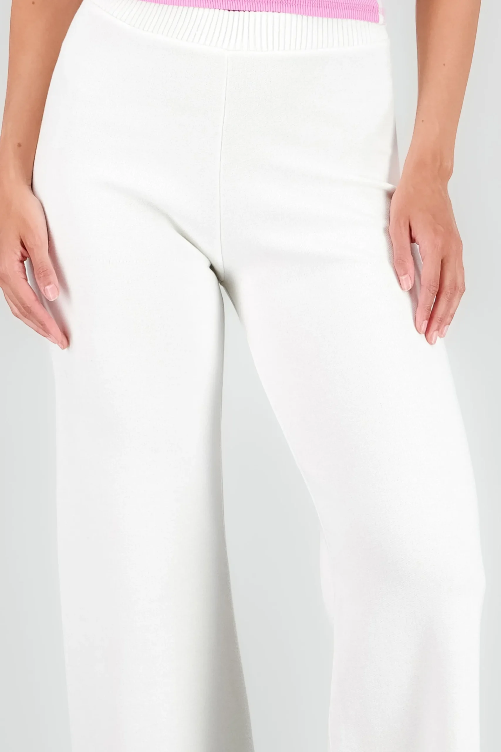Shasa Wide Leg Knit Pants
