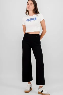 Shasa Wide Leg Knit Pants