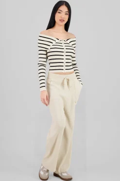 Shasa Wide Leg Knit Pants