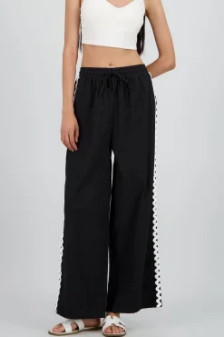 Shasa Wide Leg Linen Pants