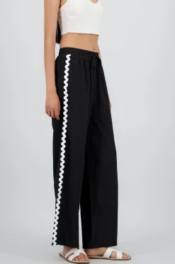 Shasa Wide Leg Linen Pants