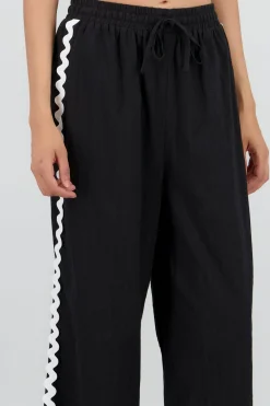 Shasa Wide Leg Linen Pants