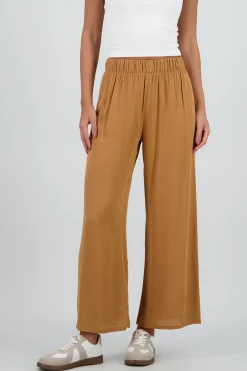 Shasa Wide leg pant with elastic wasitband