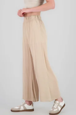 Shasa Wide leg pant with elastic wasitband