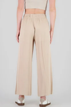 Shasa Wide leg pant with elastic wasitband