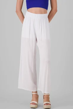 Shasa Wide leg pant with elastic wasitband