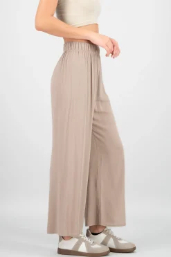 Shasa Wide leg pant with elastic wasitband