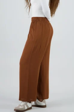 Shasa Wide leg pant with elastic wasitband