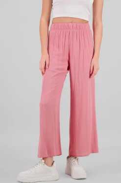 Shasa Wide leg pant with elastic wasitband