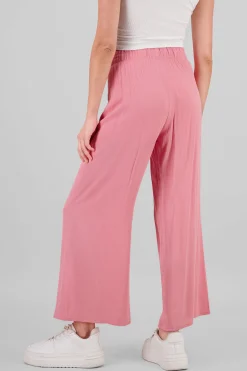 Shasa Wide leg pant with elastic wasitband