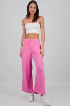 Shasa Wide leg pant with elastic wasitband