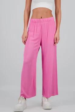 Shasa Wide leg pant with elastic wasitband