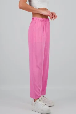 Shasa Wide leg pant with elastic wasitband