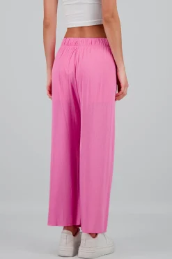 Shasa Wide leg pant with elastic wasitband