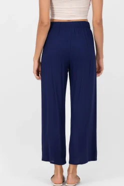 Shasa Wide leg pant with elastic wasitband