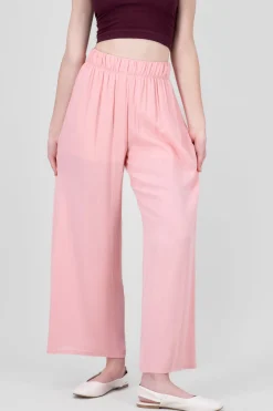 Shasa Wide leg pant with elastic wasitband