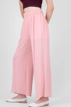 Shasa Wide leg pant with elastic wasitband