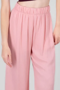 Shasa Wide leg pant with elastic wasitband