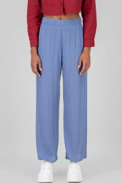 Shasa Wide leg pant with elastic wasitband