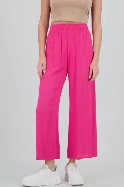 Shasa Wide leg pant with elastic wasitband
