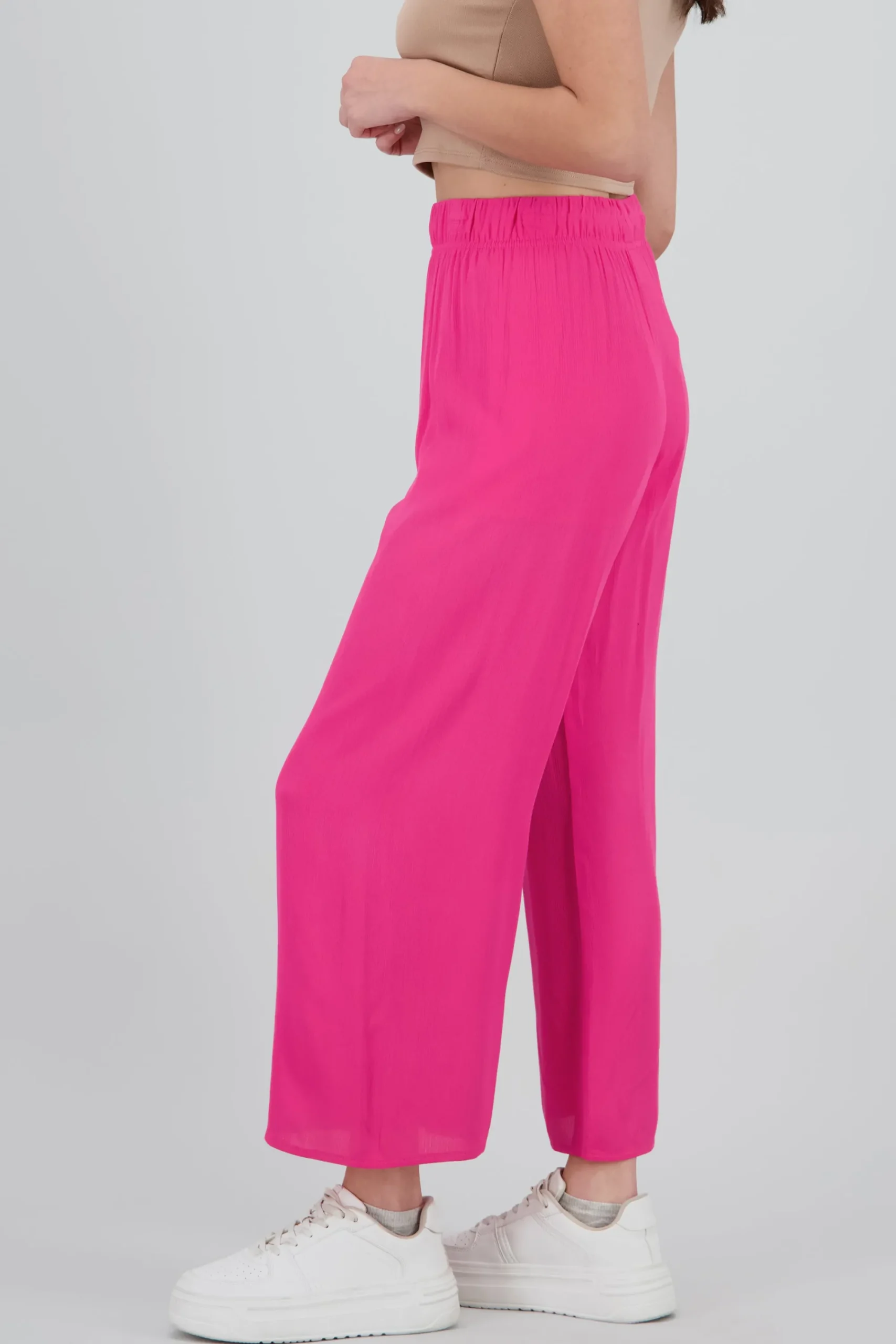 Shasa Wide leg pant with elastic wasitband