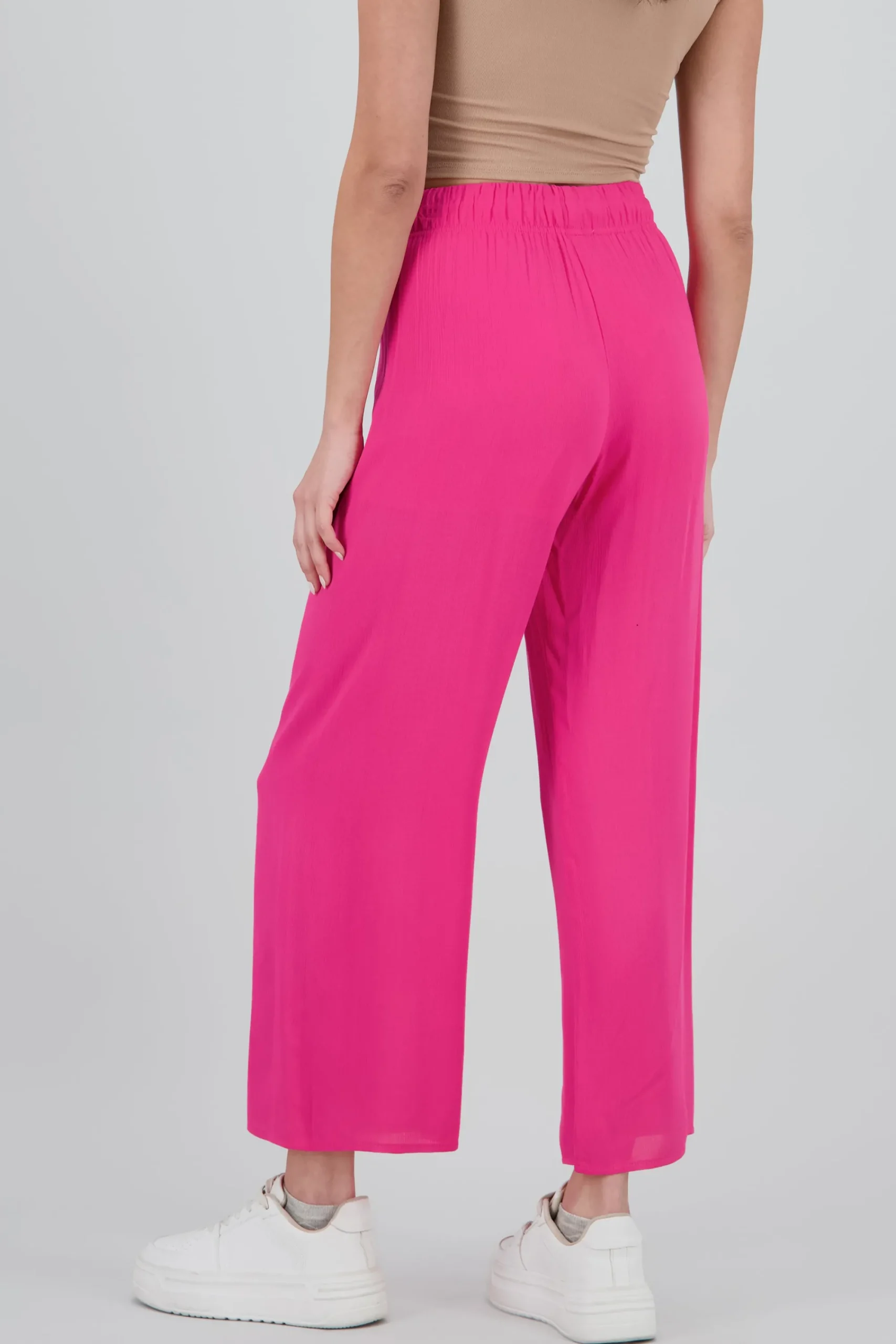 Shasa Wide leg pant with elastic wasitband