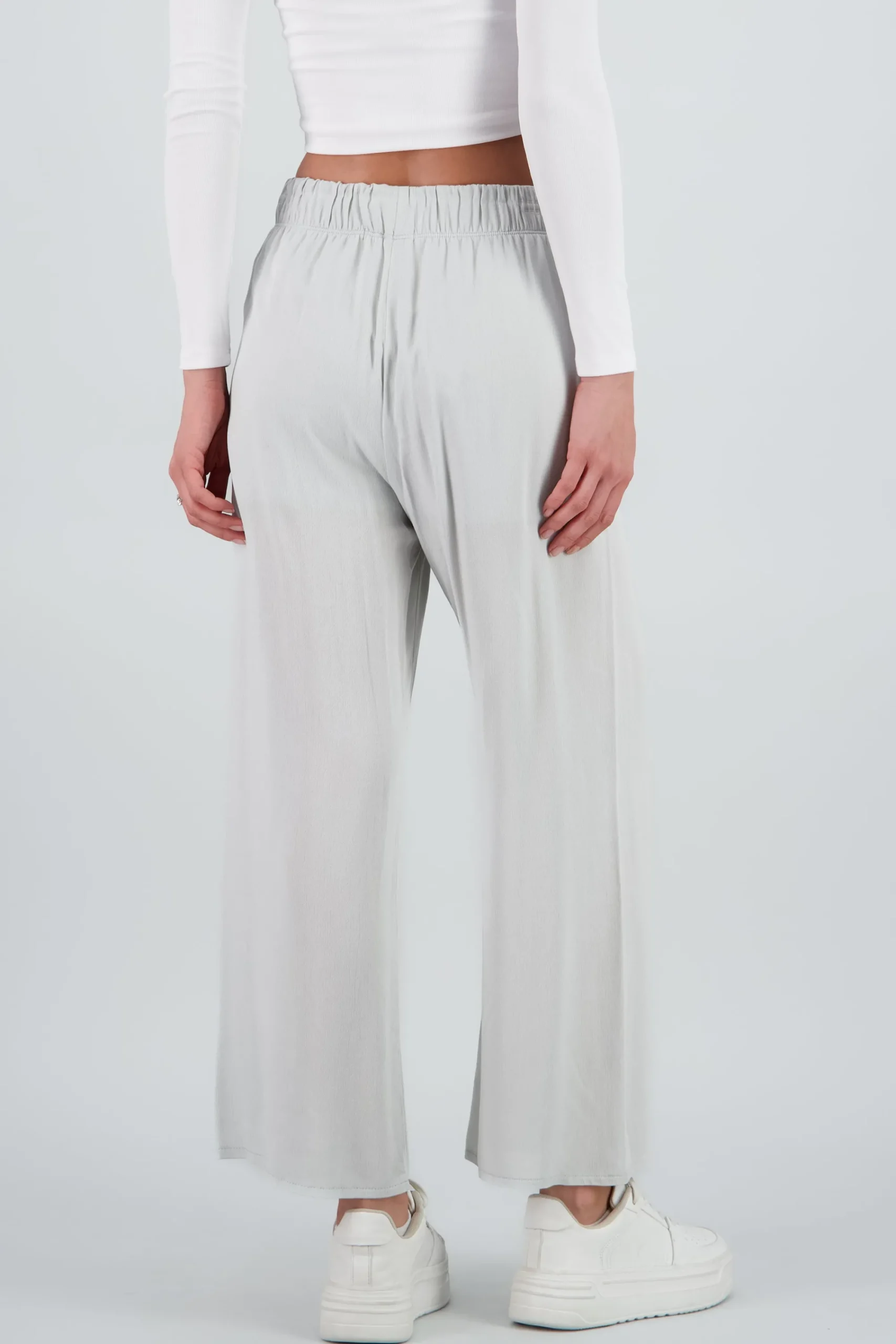 Shasa Wide leg pant with elastic wasitband