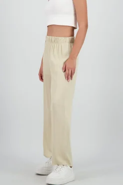 Shasa Wide leg pant with elastic wasitband