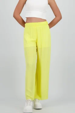 Shasa Wide leg pant with elastic wasitband