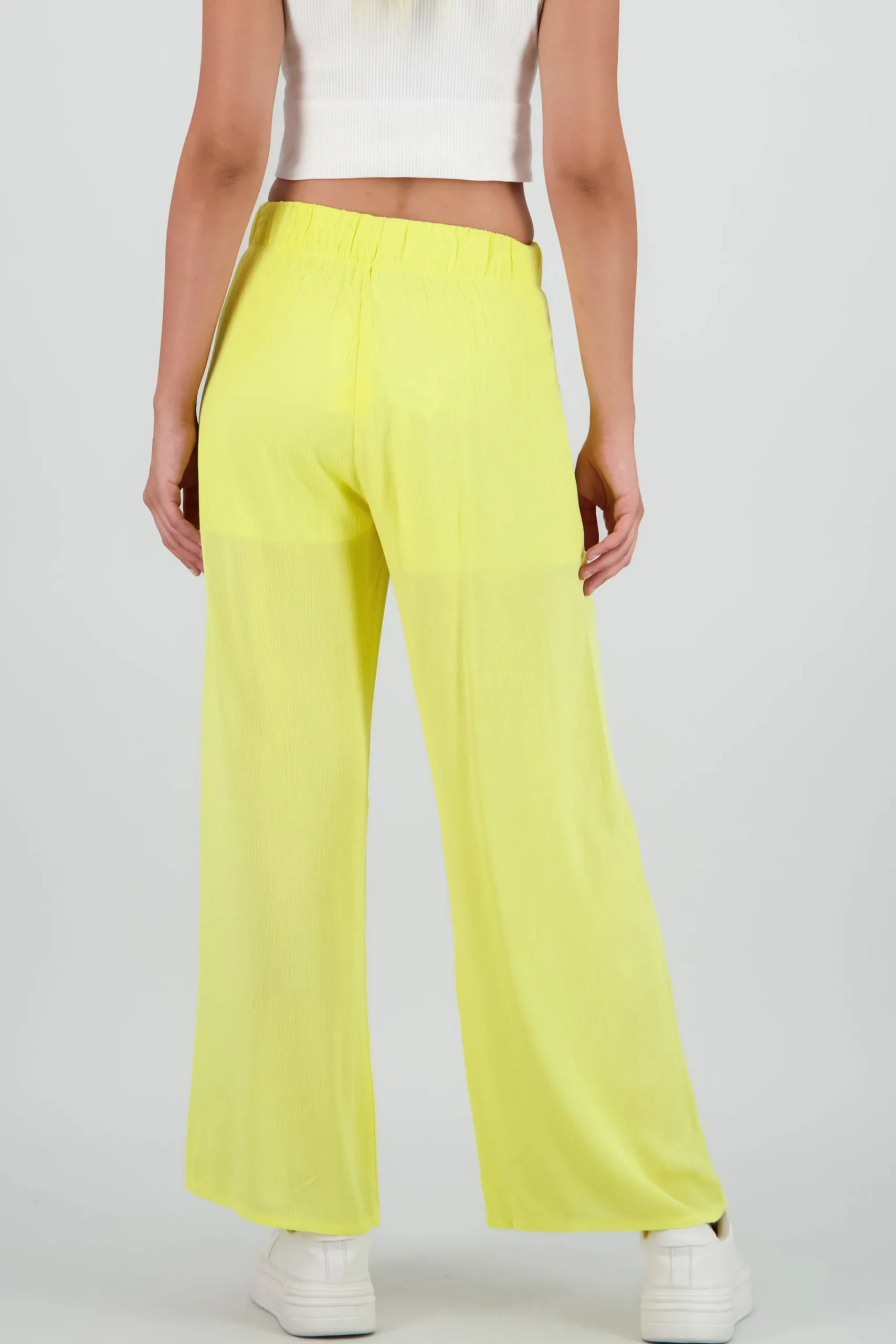 Shasa Wide leg pant with elastic wasitband