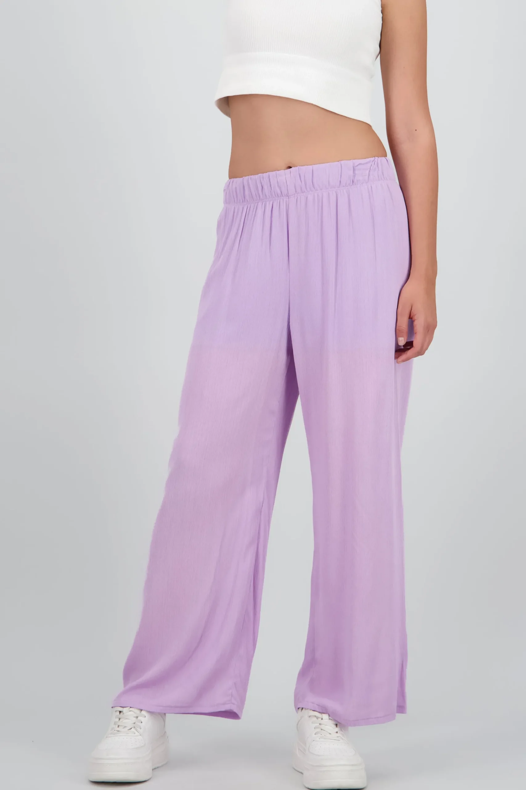 Shasa Wide leg pant with elastic wasitband