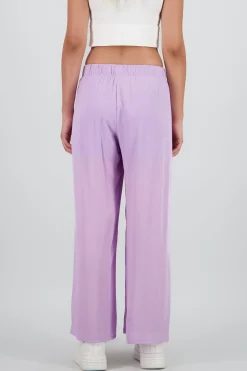 Shasa Wide leg pant with elastic wasitband