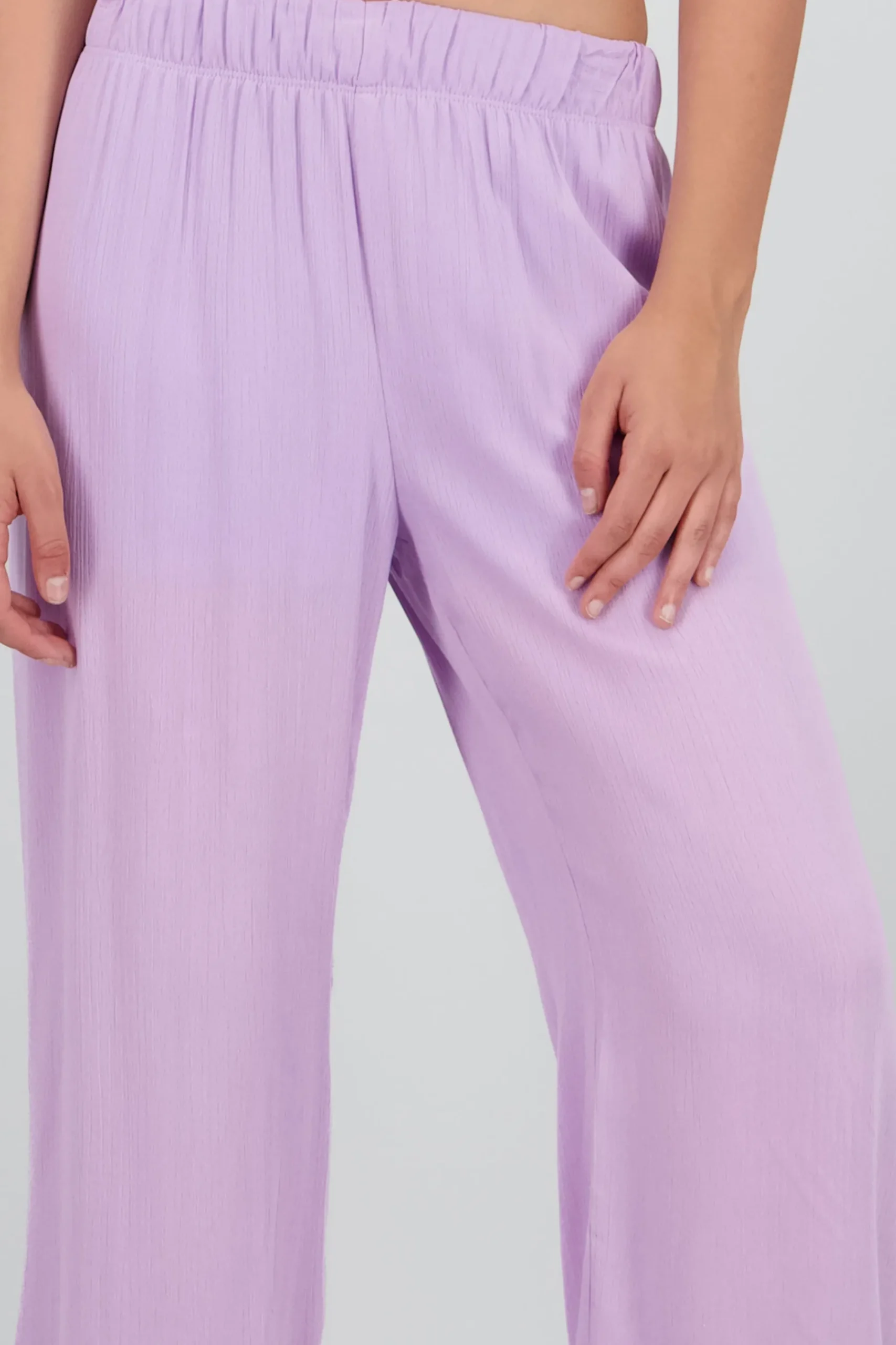 Shasa Wide leg pant with elastic wasitband