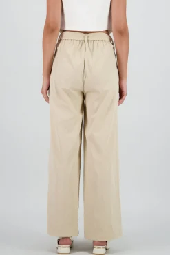Shasa Wide Leg Pants with Belt