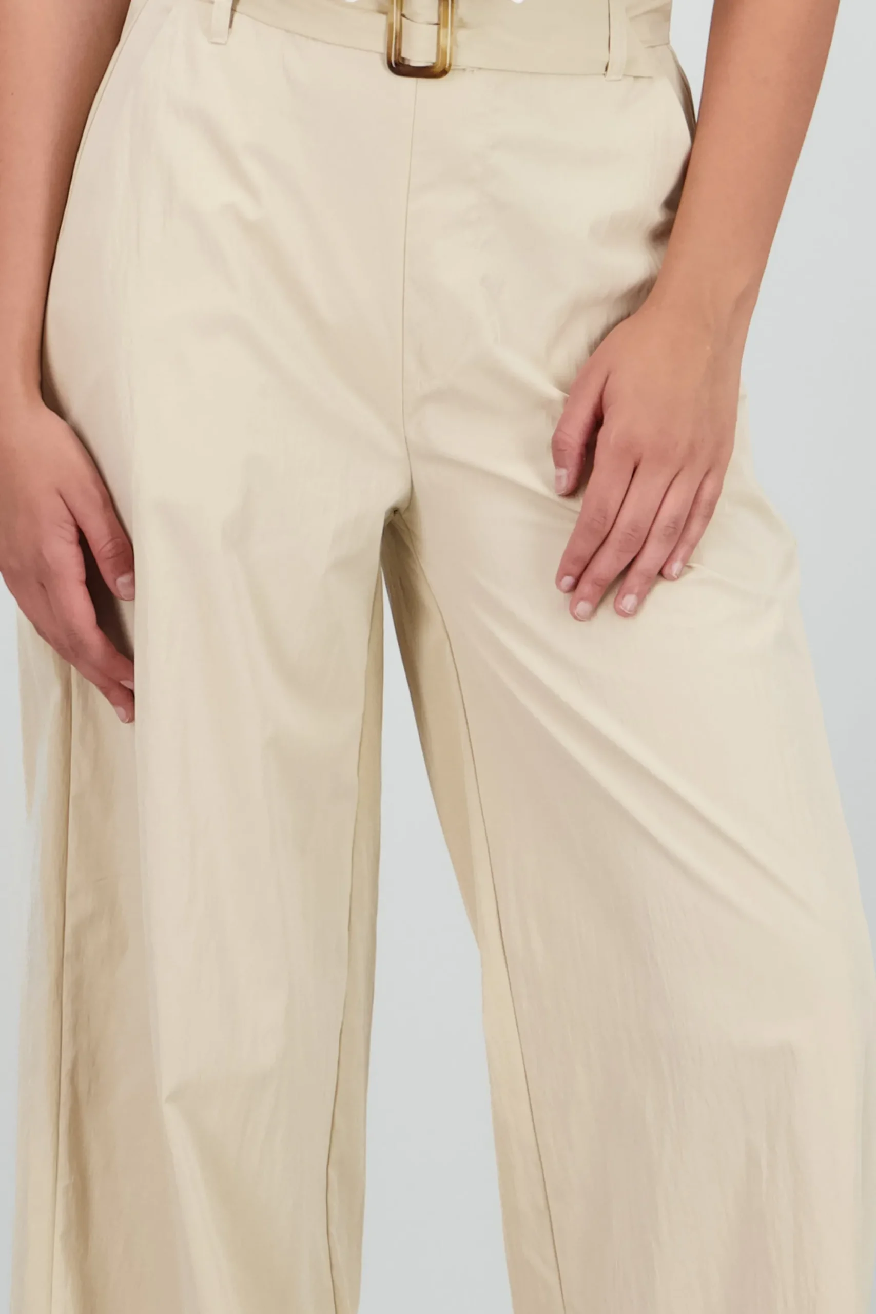 Shasa Wide Leg Pants with Belt