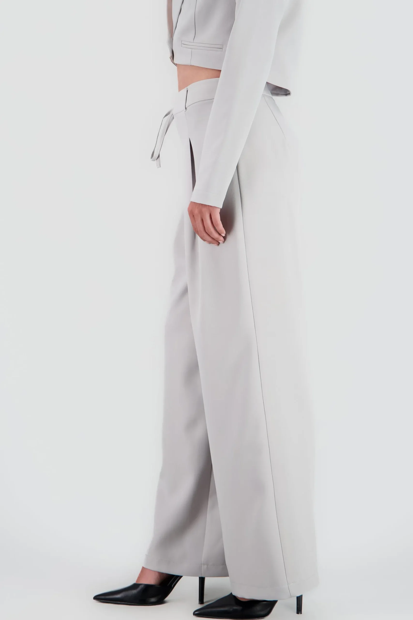 Shasa Wide Leg Pants with Bow Detail