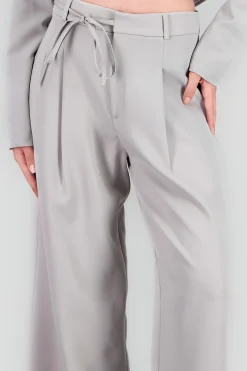 Shasa Wide Leg Pants with Bow Detail
