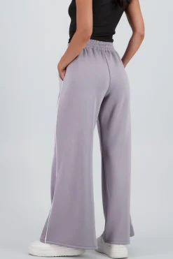 Shasa Wide Leg Pants with Contrast Line Detail
