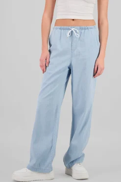 Shasa Wide Leg Pants with Drawstring
