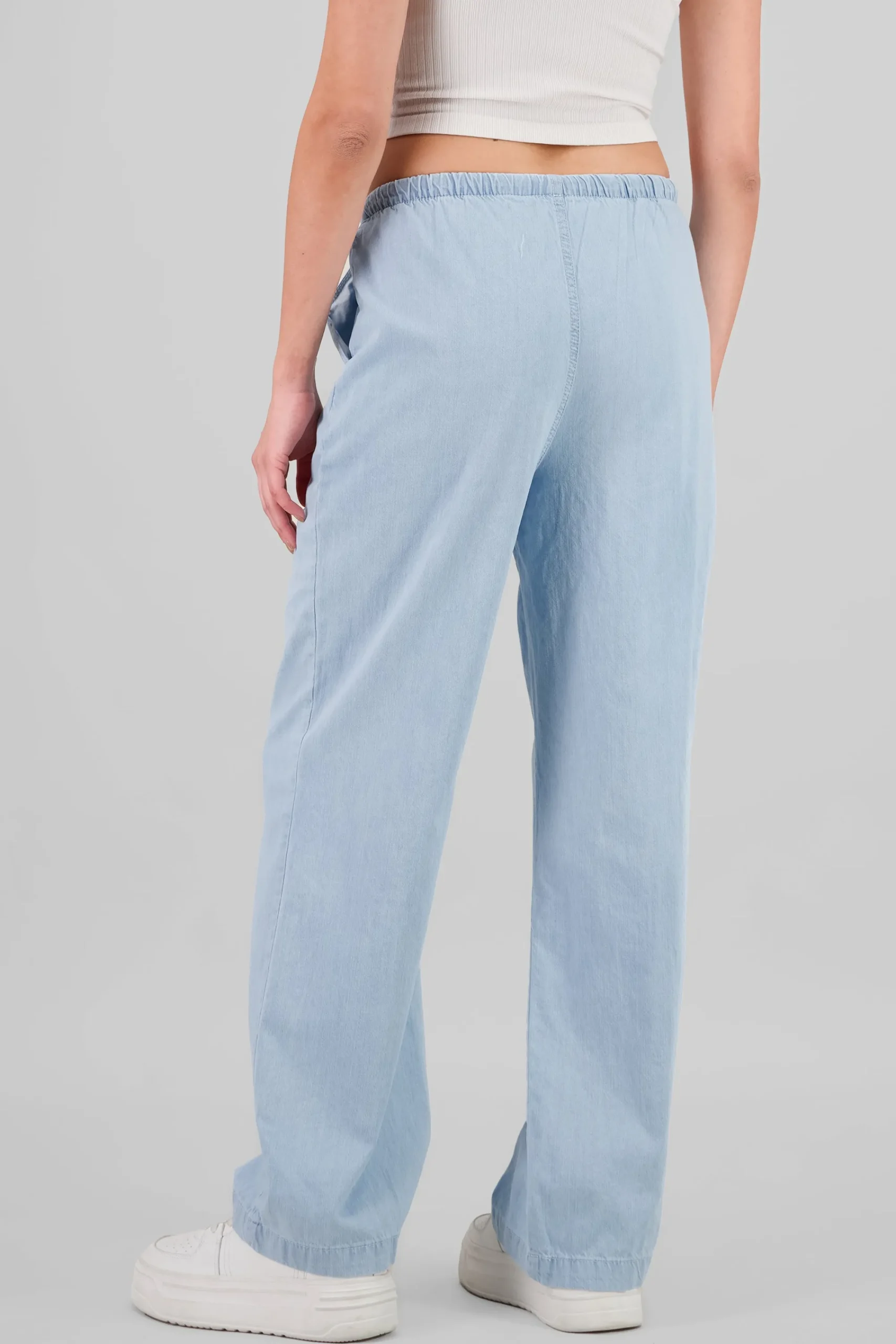 Shasa Wide Leg Pants with Drawstring