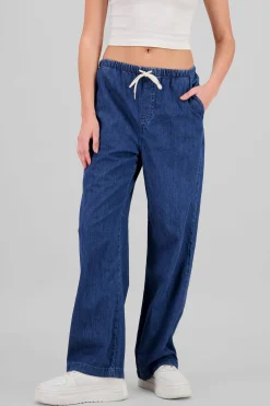 Shasa Wide Leg Pants with Drawstring