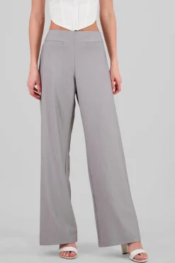 Shasa Wide Leg Pants with Piping